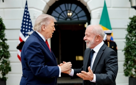 Trump chama reunião com Lula de “muito boa” e presidente brasileiro cobra mais investimentos dos EUA