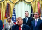 Trump celebra acordo com Irã por reabertura do Estreito de Ormuz, mas objetivos da guerra ficam para depois.