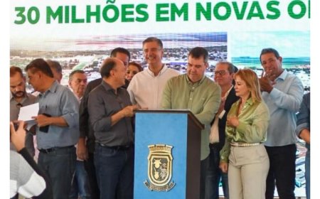 Governador celebra 38 anos de Sonora e autoriza obras com apoio do deputado Junior Mochi