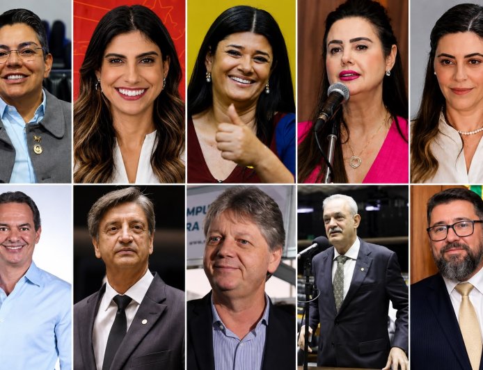 Top 10 de pré-candidatos a deputado federal em MS para 2026 é liderado por atuais mandatários