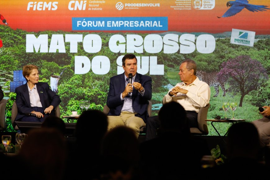Governador Eduardo Riedel coloca Mato Grosso do Sul em cenário industrial de sucesso, com geração de empregos e destaque nacional