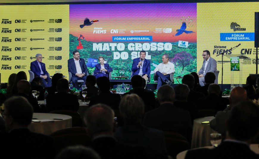 Governador Eduardo Riedel coloca Mato Grosso do Sul em cenário industrial de sucesso, com geração de empregos e destaque nacional