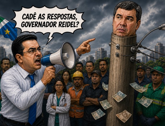 Em vídeo, Fabio Trad chama Governador Riedel de poste e cobra resposta sobre saúde e Gutemberg