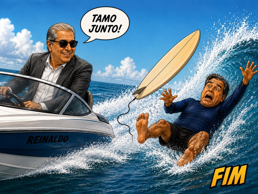 NOS BASTIDORES: O FIM DA ONDA O SURFISTA DE TODAS AS ONDAS NÁUFRAGA DIANTE DO EMPURRÃO DOS PRÓPRIOS ALIADOS