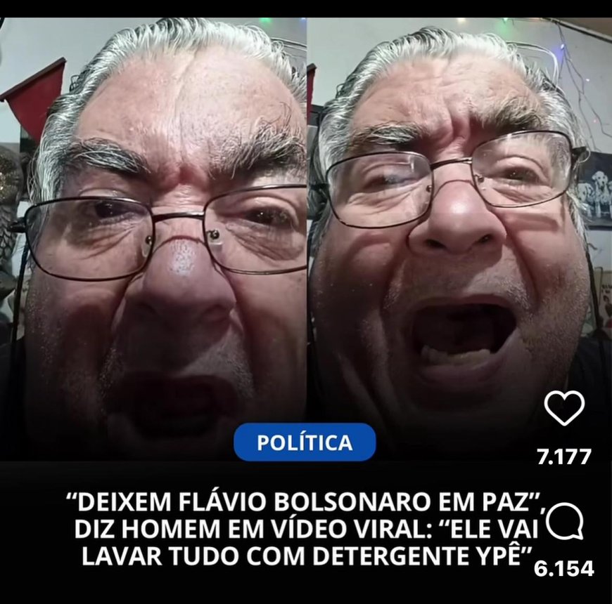 Em áudio, eleitor bolsonarista se expõe e chama Flávio Bolsonaro de "mártir" com promessa de "gargarejo com detergente"